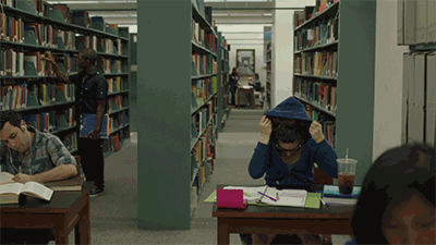Picture Of Studying At Library