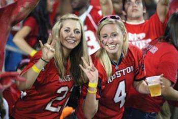 Beer Served At University Of Houston Football Game