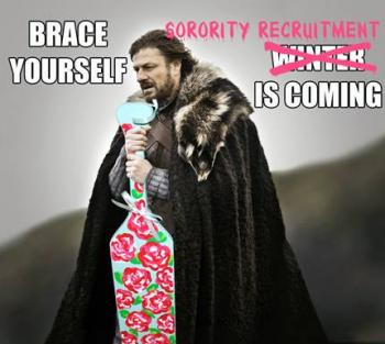 Sorority Recruitment Is Coming