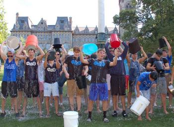 Brothers of Phi Delta Theta Ice Bucket Challenge