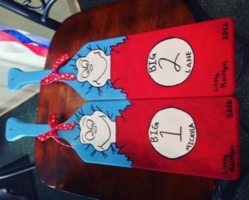 Thing 1 And Thing 2 Paddles